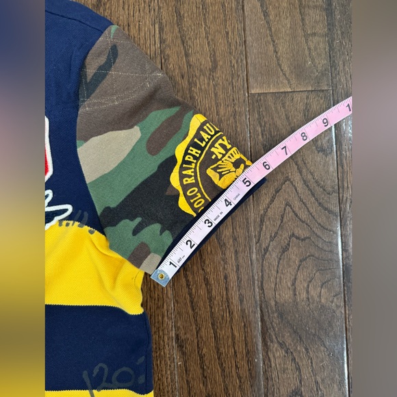 Polo Ralph Lauren P Wing Camo Rugby Short Sleeve Polo Shirt Size XS - Picture 6 of 14